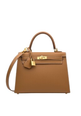 HERMES: Коричневая сумка 