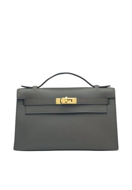 HERMES: Серая сумка 