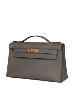 HERMES: Серая сумка 