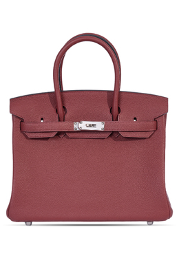 HERMES: Бордовая сумка 