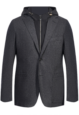 CORNELIANI: Серые пиджаки 