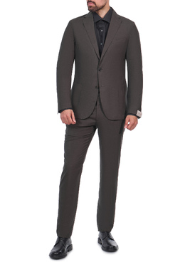 CORNELIANI: Коричневый костюм 