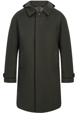 CORNELIANI: Зелёное пальто 