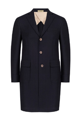 Corneliani: Синее пальто 