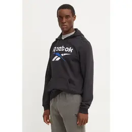 Reebok: Чёрная толстовка 