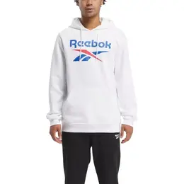 Reebok: Белая толстовка 