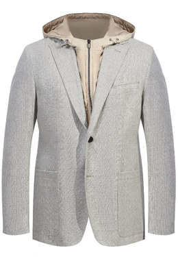 CORNELIANI: Серые пиджаки 