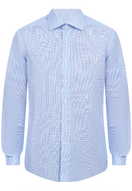 CORNELIANI: Синяя рубашка 