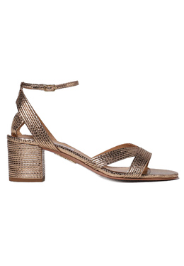 AQUAZZURA: Золотые босоножки 