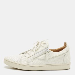 Giuseppe Zanotti: Белые кроссовки  Frankie
