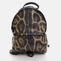 Louis Vuitton: Рюкзак с леопардовым принтом 