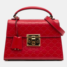 Gucci: Красная сумка  Padlock