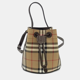 Burberry: Бежевая сумка 