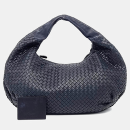 Bottega Veneta: Синяя сумка 