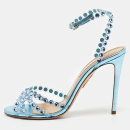 Aquazzura: Голубые сандалии  Tequila