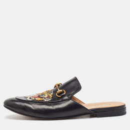 Gucci: Чёрные сабо  Princetown