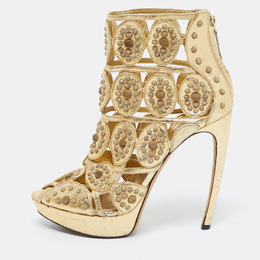 McQ by Alexander McQueen: Блестящие сандалии 