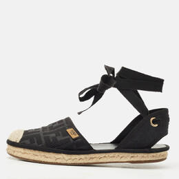 Fendi: Чёрные мокасины  FF