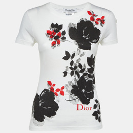 Dior: Белая футболка 