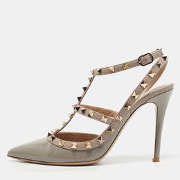 Valentino: Бежевые туфли  Rockstud