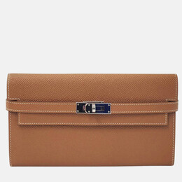 Hermes: Коричневый кошелёк  Kelly