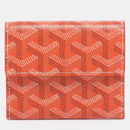 Goyard: Оранжевый кошелёк 