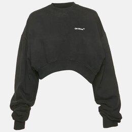 Off-White: Чёрный свитшот 