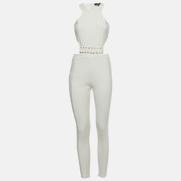 Elisabetta Franchi: Белый комбинезон 