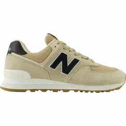 New Balance: Бежевые кроссовки  574