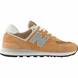 New Balance: Коричневые кроссовки  574