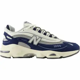New Balance: Синие кроссовки 
