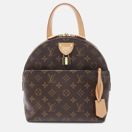 Louis Vuitton: Коричневый рюкзак 
