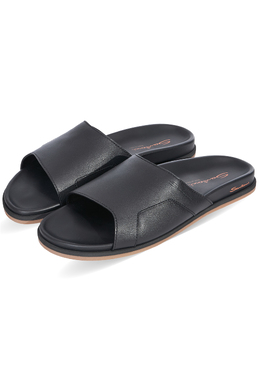 SANTONI: Чёрные шлёпанцы 