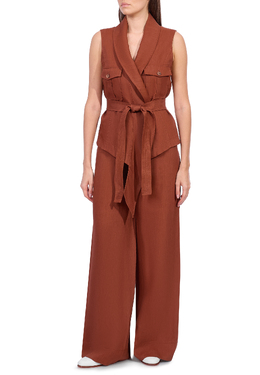 ALBERTA FERRETTI: Коричневый костюм 