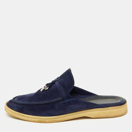 Loro Piana: Синие сабо 