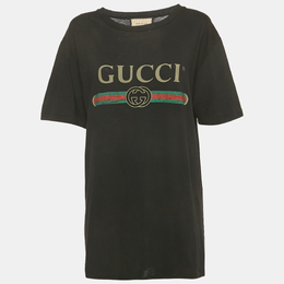 Gucci: Чёрная футболка 