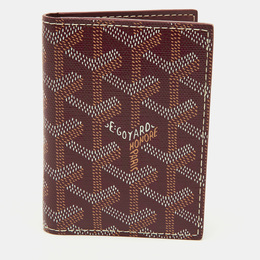 Goyard: Бордовый картхолдер 