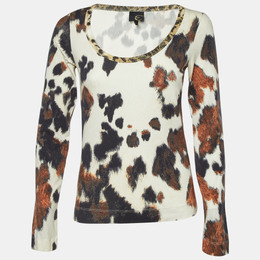 Just Cavalli: Белая футболка 