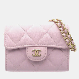 Chanel: Фиолетовый картхолдер 