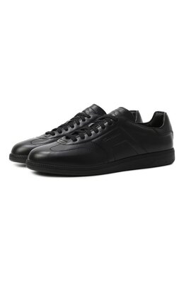 Santoni: Чёрные кеды 