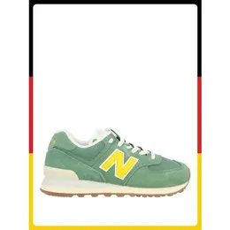 New Balance: Зелёные кроссовки  530