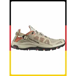 Salomon: Бежевые кроссовки 
