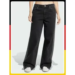 adidas Originals: Чёрные джинсы 