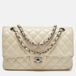Chanel: Бежевая сумка 