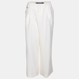 Jacquemus: Белые брюки 