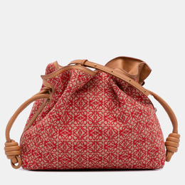 Loewe: Коричневый клатч  Flamenco