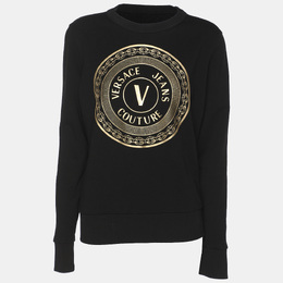 Versace Jeans Couture: Чёрный свитшот 