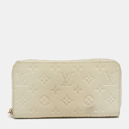 Louis Vuitton: Белый кошелёк  Zippy