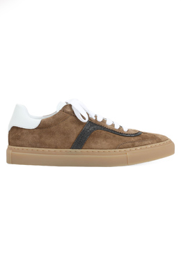 BRUNELLO CUCINELLI: Коричневые кеды 