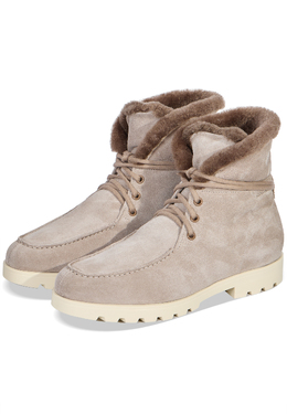 SANTONI: Серые ботинки 